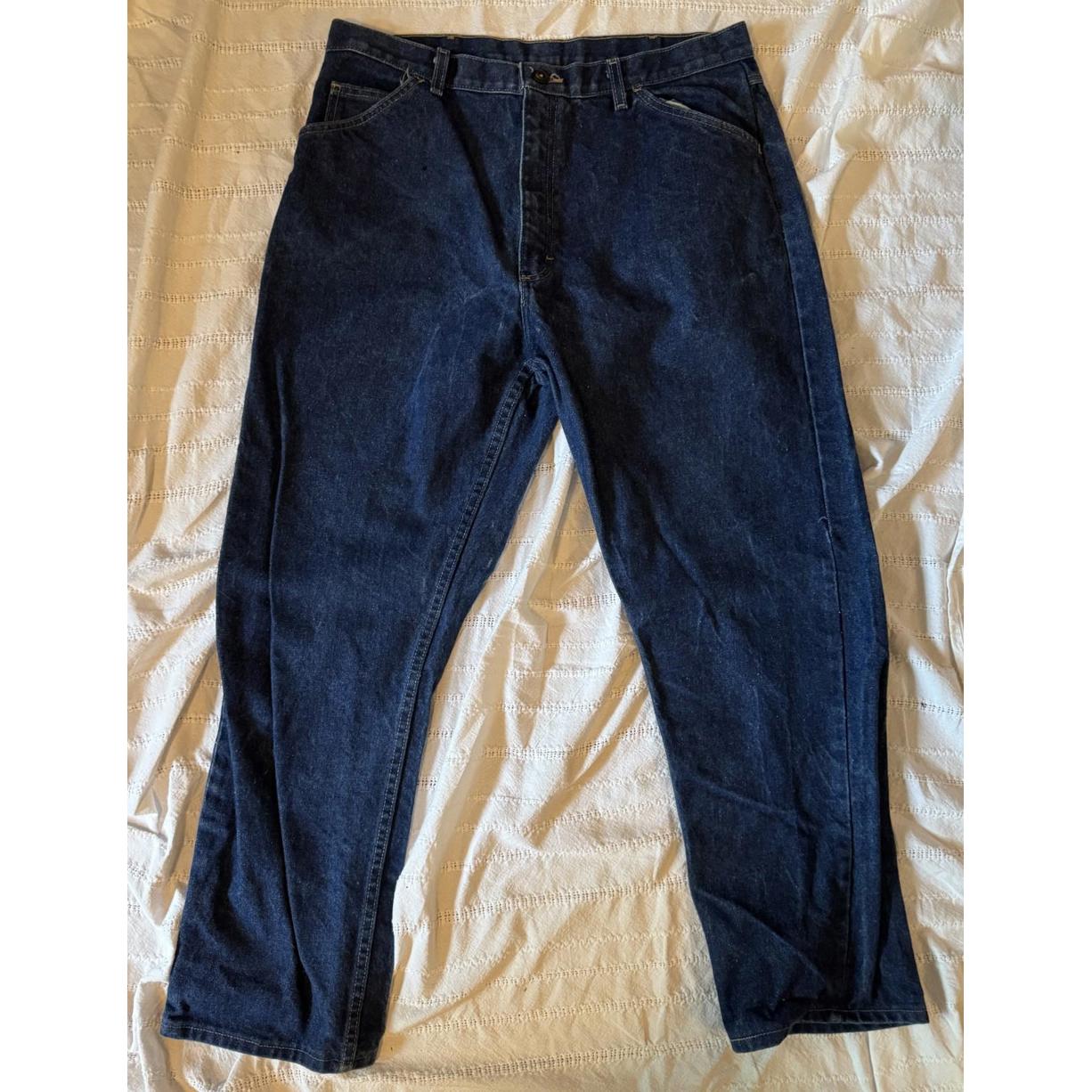 Bulwark Fr Workwear Blue Jeans Flame Resistant Mens 38 X 28 ---(D)